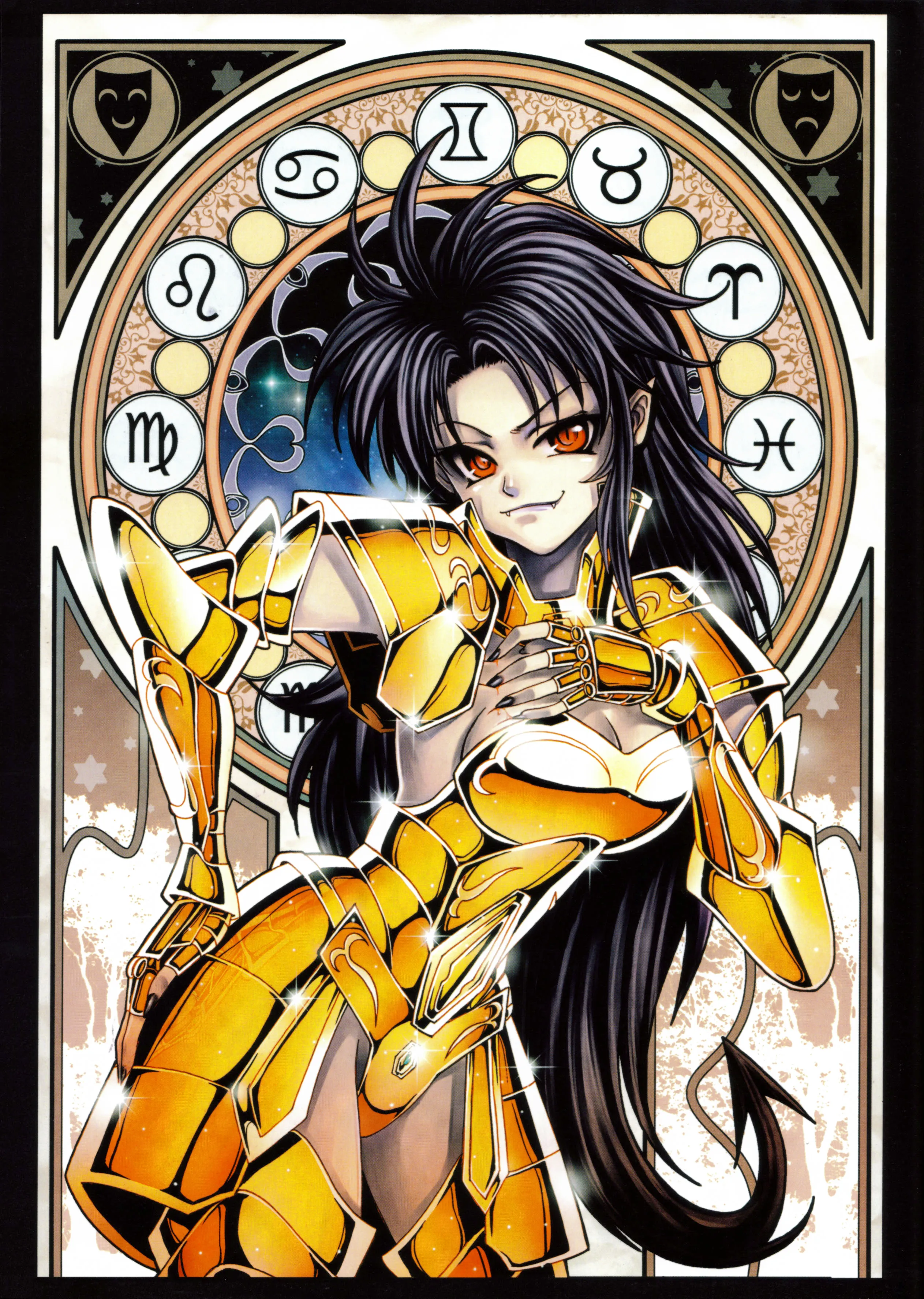 Gémeaux — Féminin — Artbook Sacred Saga