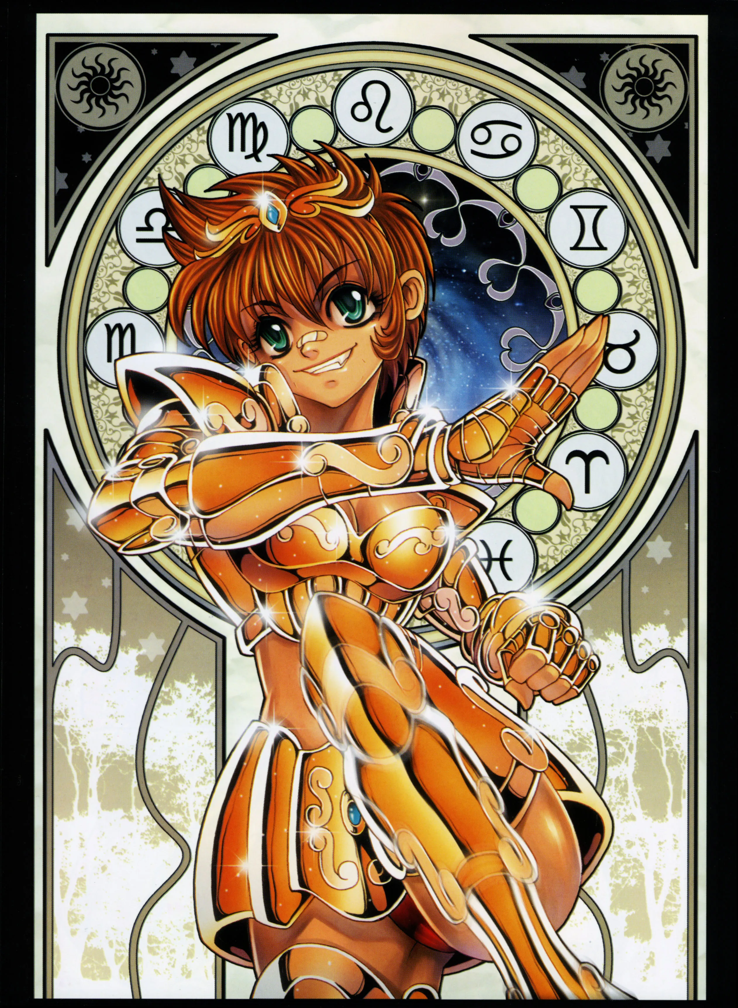 Lion — Féminin — Artbook Sacred Saga