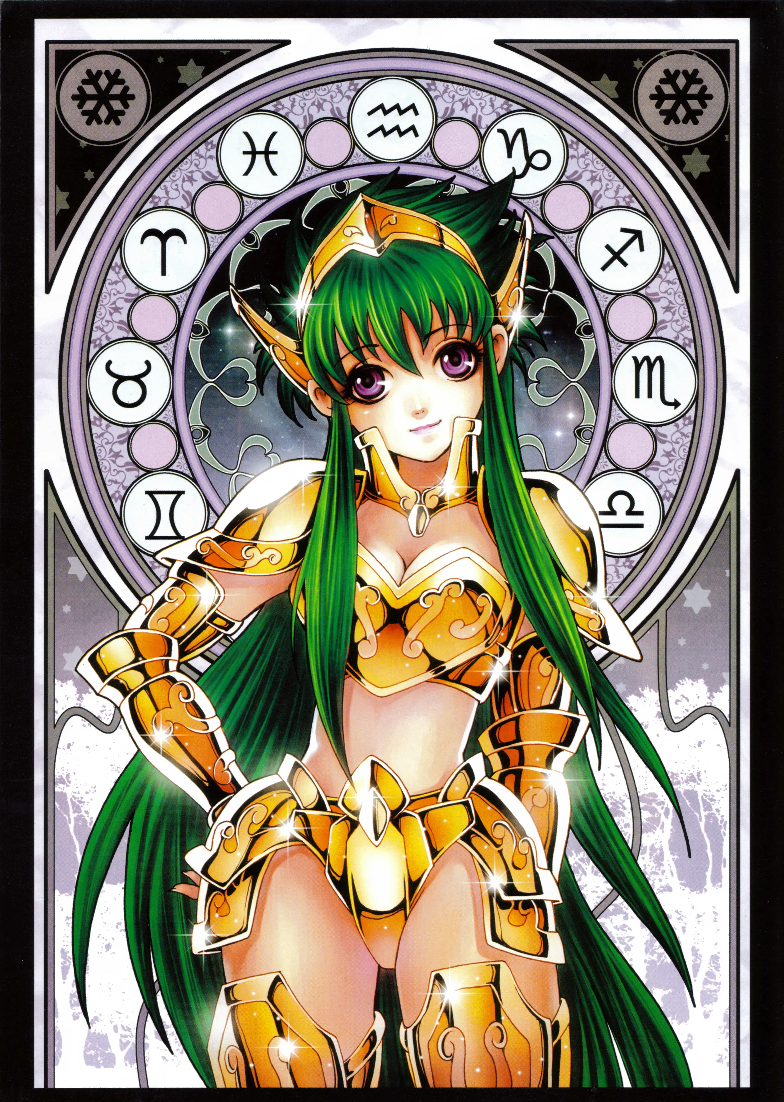 Verseau — Féminin — Artbook Sacred Saga