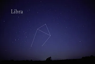 天秤座の星図
