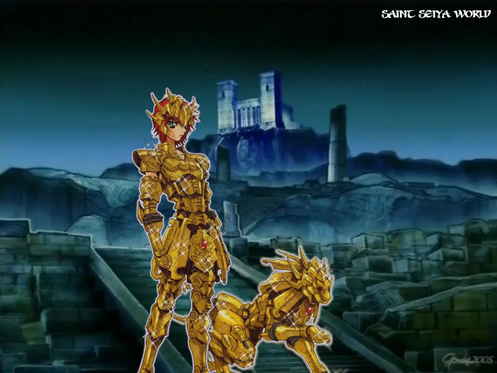 Léo - Aiolia Léo - Aiolia - Wallpaper Saint Seiya